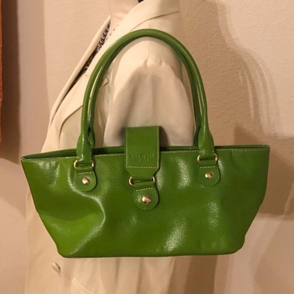 Kate Spade Kelly Green Leather Purse - Picture 2 of 9